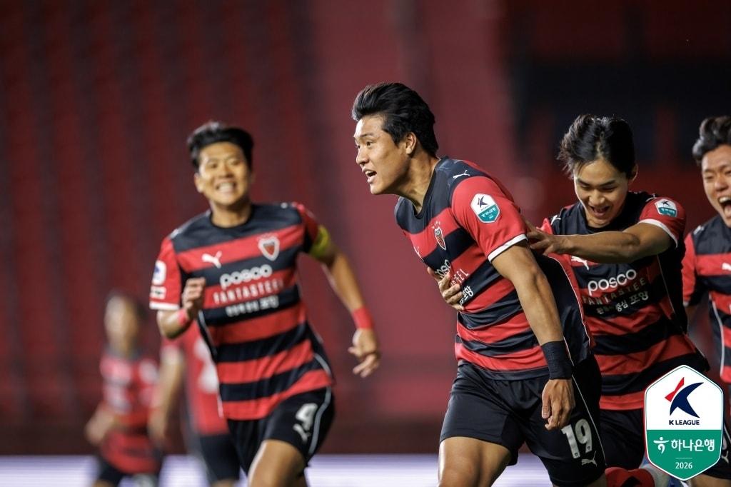 본문 이미지 -  포항 스틸러스의 이호재(한국프로축구연맹 제공)