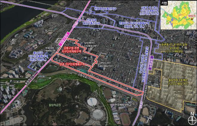 본문 이미지 - 사업지 위치도(서울시 제공) 뉴스1ⓒ news1  