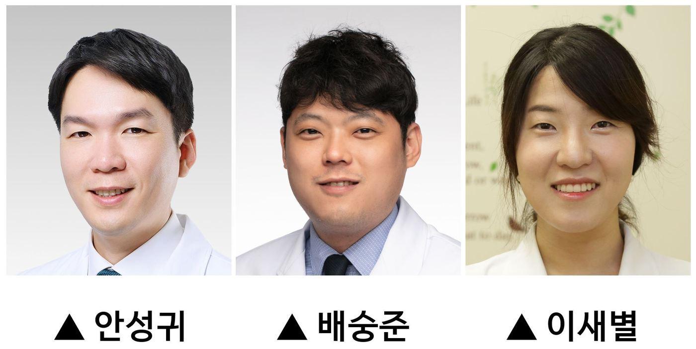 본문 이미지 - 안성귀, 배숭준 강남세브란스병원 유방외과 교수와 이새별 서울아산병원 유방외과 교수(강남세브란스 제공)