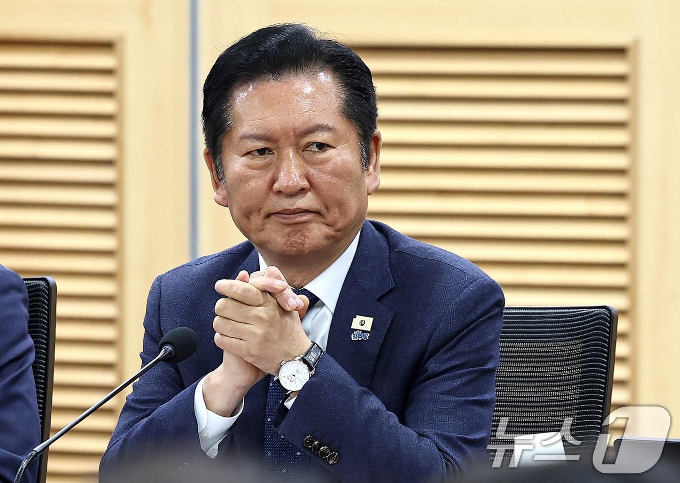 본문 이미지 - 정청래 더불어민주당 대표. 2026.4.23 ⓒ 뉴스1 구윤성 기자