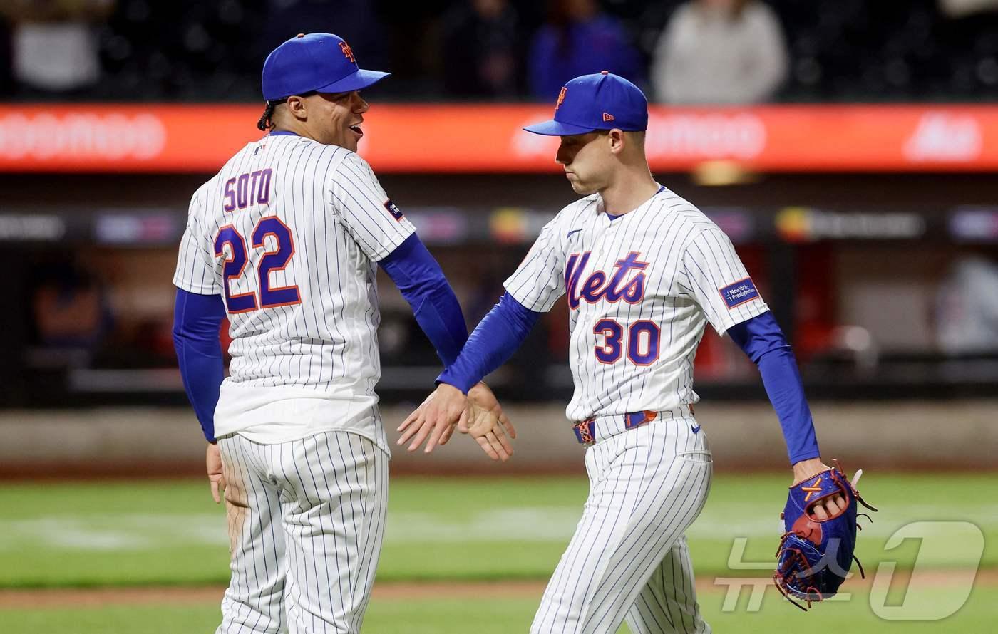 본문 이미지 - MLB 메츠가 소토 복귀전에서 '12연패'를 끊어냈다. ⓒ AFP=뉴스1