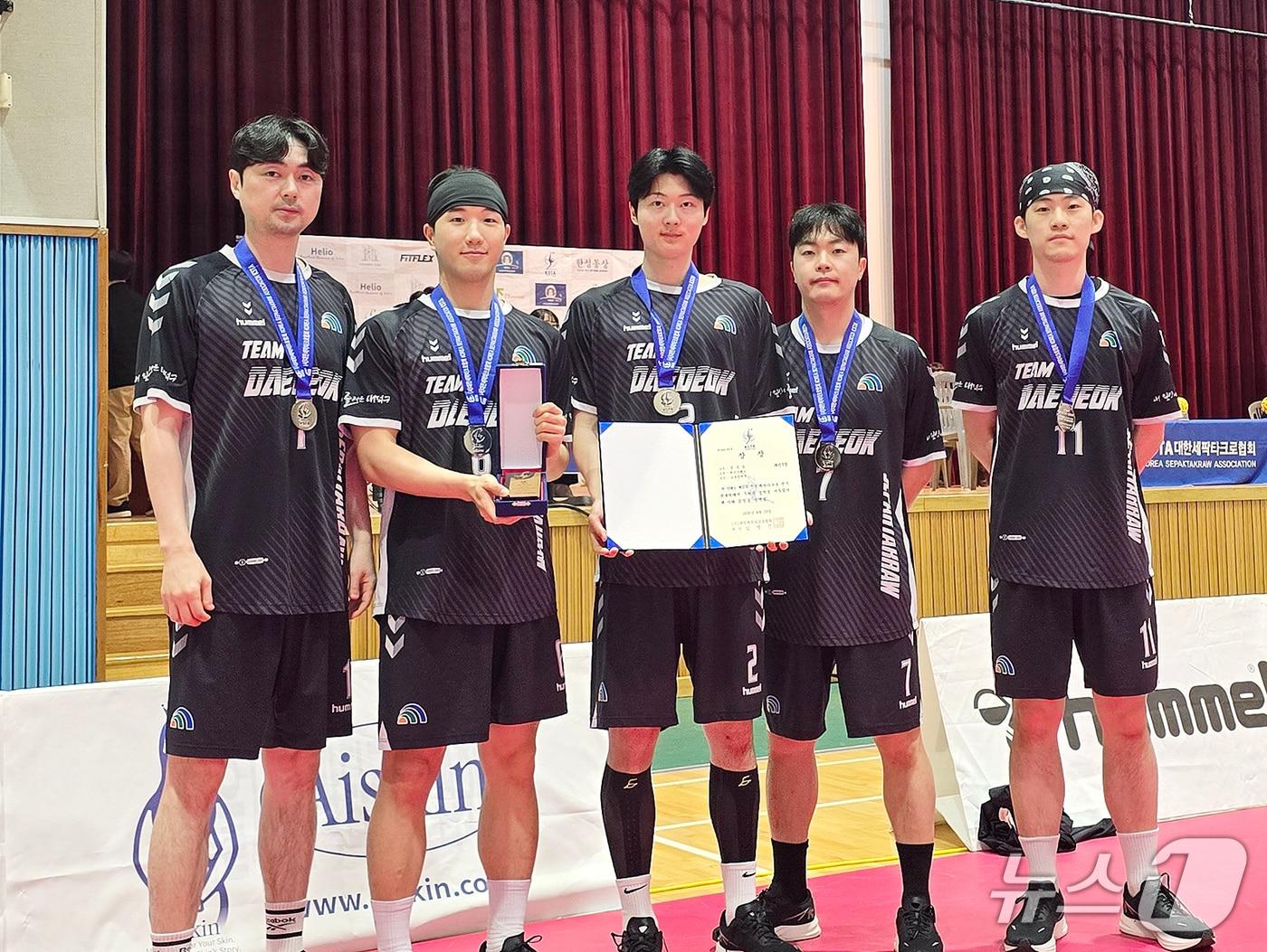 본문 이미지 - 대전 대덕구청 세팍타크로팀.(대덕구 제공. 재판매 및 DB금지)/뉴스1