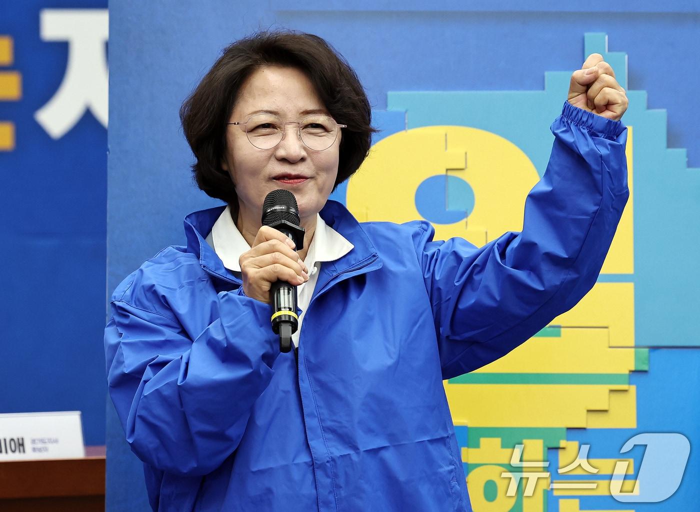 본문 이미지 - 추미애 더불어민주당 경기도지사 후보. ⓒ 뉴스1 구윤성 기자