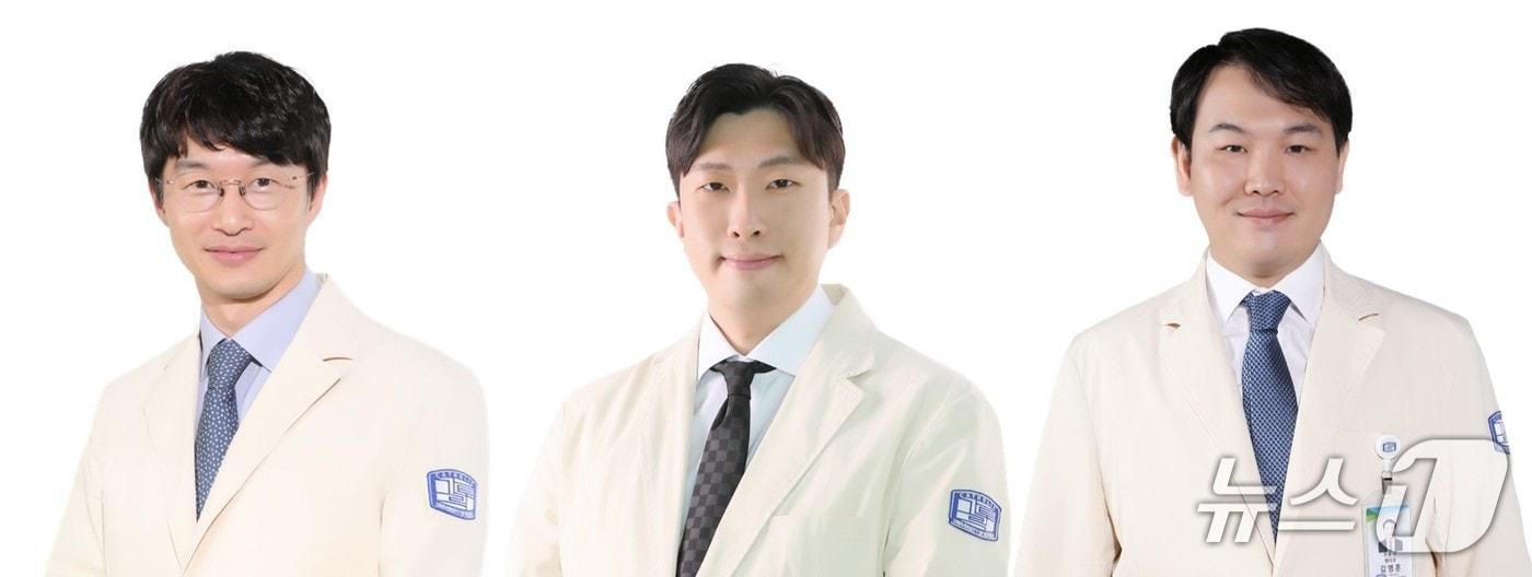 본문 이미지 - (왼쪽부터) 강준·이현·김영훈 서울성모병원 병리과 교수.(서울성모병원 제공)