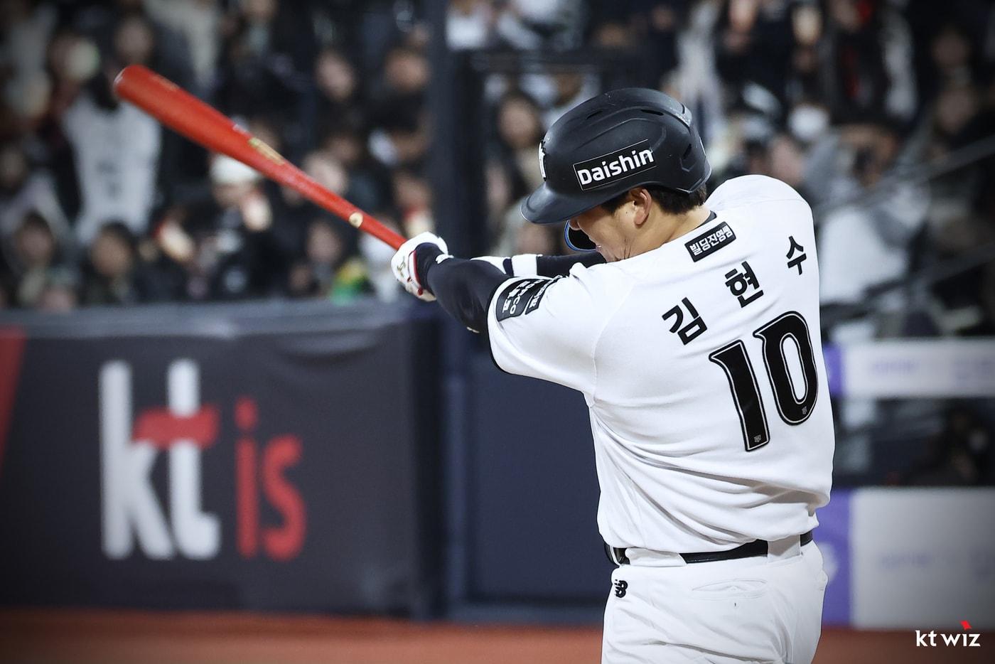 본문 이미지 - KT 위즈 김현수. (KT 제공)
