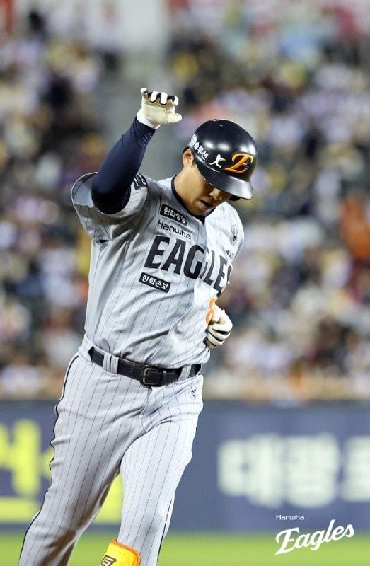 본문 이미지 - 한화 노시환.(한화 이글스 제공)