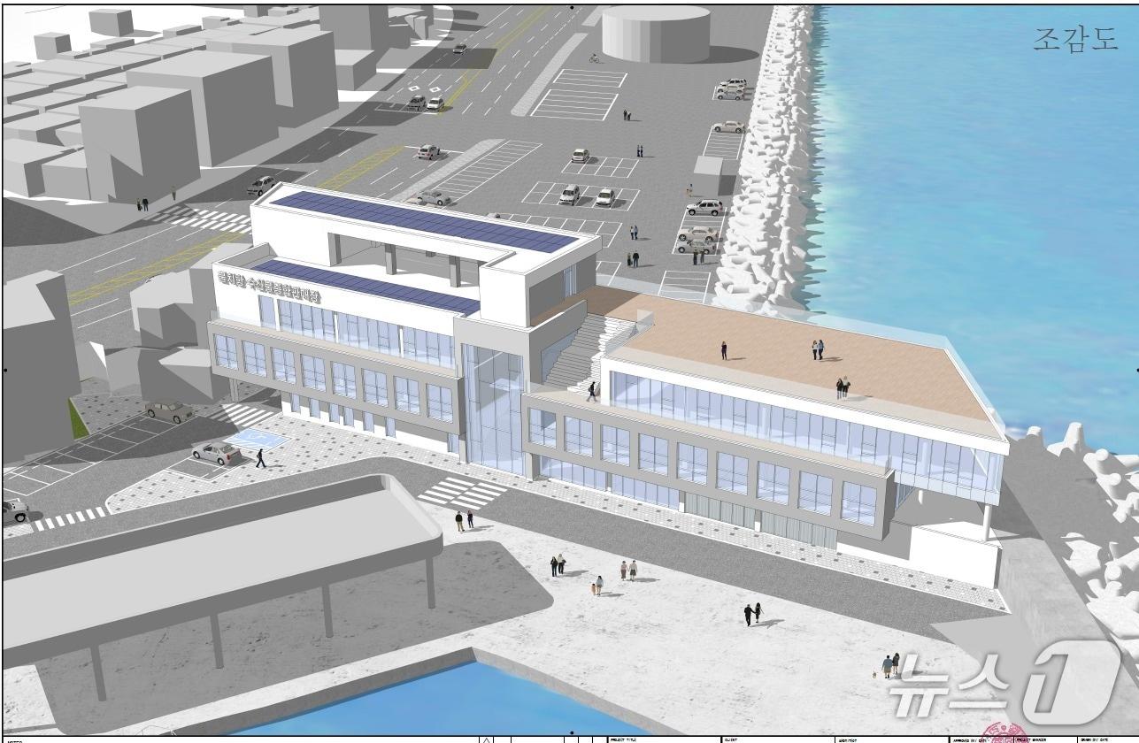본문 이미지 - 양양 물치항 수산물 종합판매장 조감도.(양양군 제공, 재판매 및 DB 금지) 2026.4.24/뉴스1