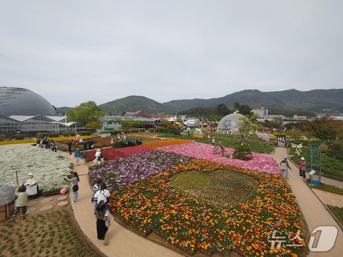 본문 이미지 - 지난해 열린 '거제정원산업박람회 with 거제식물산업전' 전경.(거제시 제공. 재판매 및 DB금지)