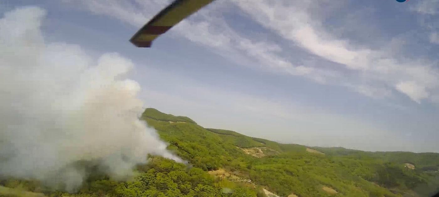 본문 이미지 - 공주시 계룡면 산불 현장.(산림청 제공. 재판매 및 DB금지)/뉴스1