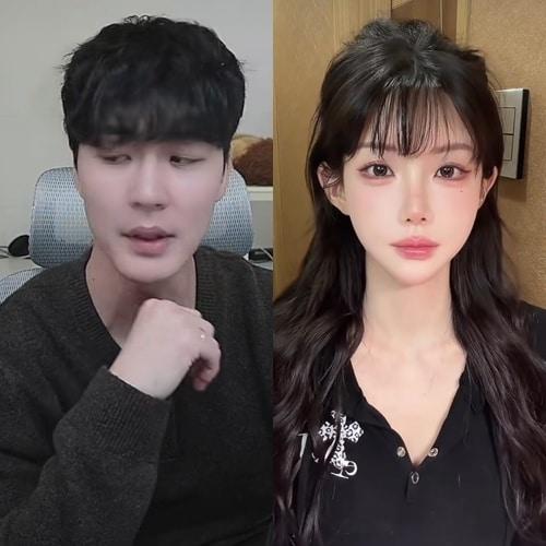 본문 이미지 - 유튜버 말왕(왼쪽), 모델 유경/ 말왕, 유경 인스타그램