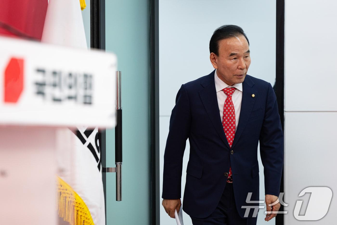 본문 이미지 - 박덕흠 국민의힘 공천관리위원장(자료사진)