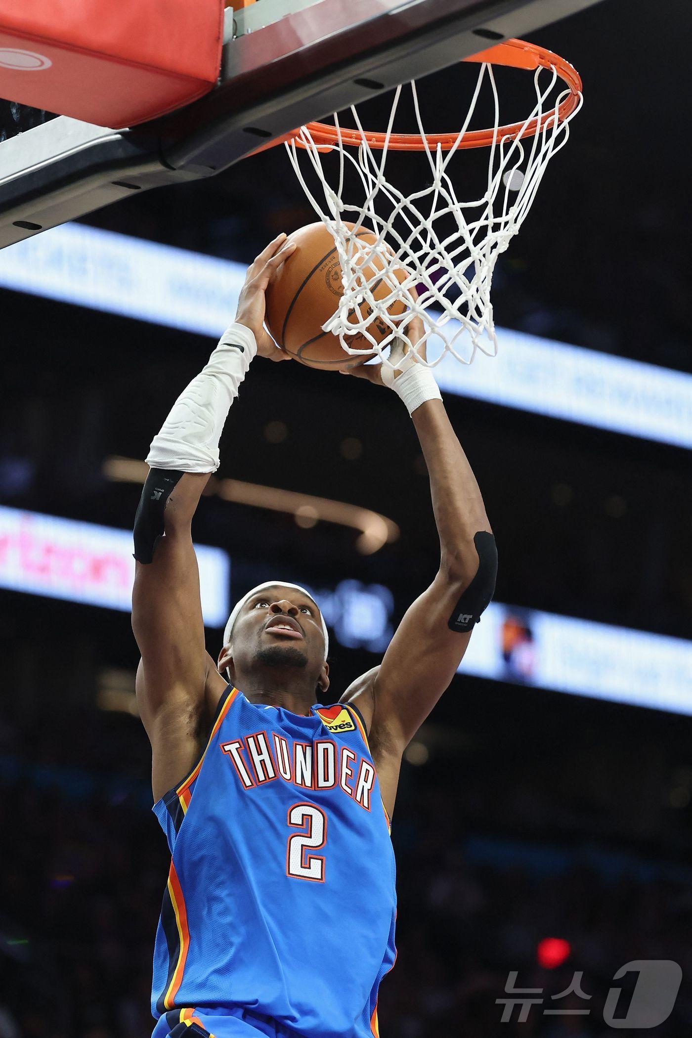 본문 이미지 - NBA 오클라호마시티 샤이 길저스-알렉산더. ⓒ AFP=뉴스1