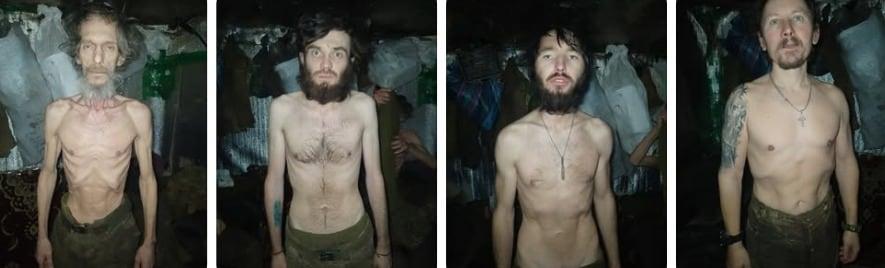 본문 이미지 - 우크라이나 전선에 배치된 병사들이 적절한 식량과 물 공급이 이루어지지 않아 굶주린 모습. (사진=i.petrovna 스레드 갈무리)