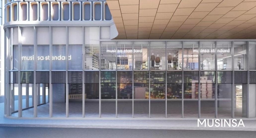 본문 이미지 - '무신사 스탠다드 항저우 항륭광장점' 랜더링 이미지