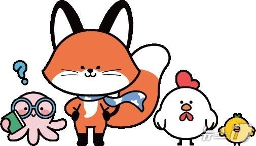 본문 이미지 -  강원교육 캐릭터 '여우리와 친구들'(감자별 친구들).(강원교육청 제공, 재판매 및 DB금지)