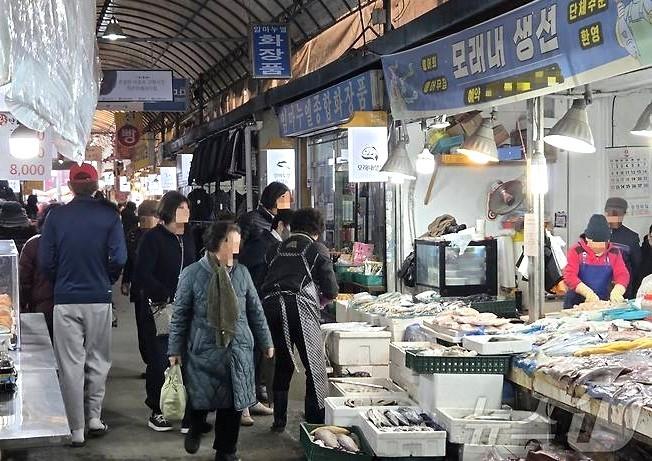 본문 이미지 - 전주모래내 시장 모습./뉴스1DB