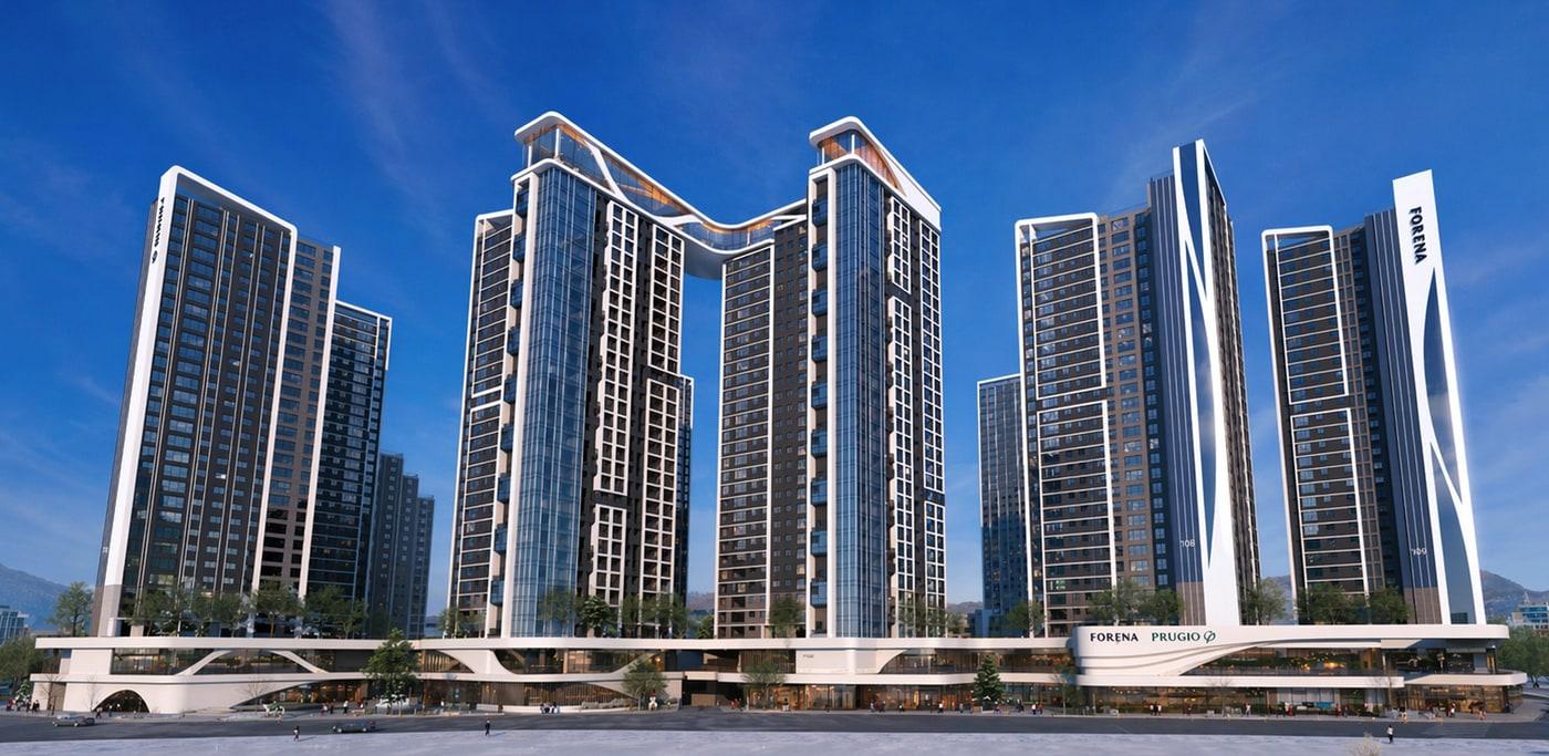 본문 이미지 - 신대방역세권 정비사업 조감도 (한화 건설부문 제공)