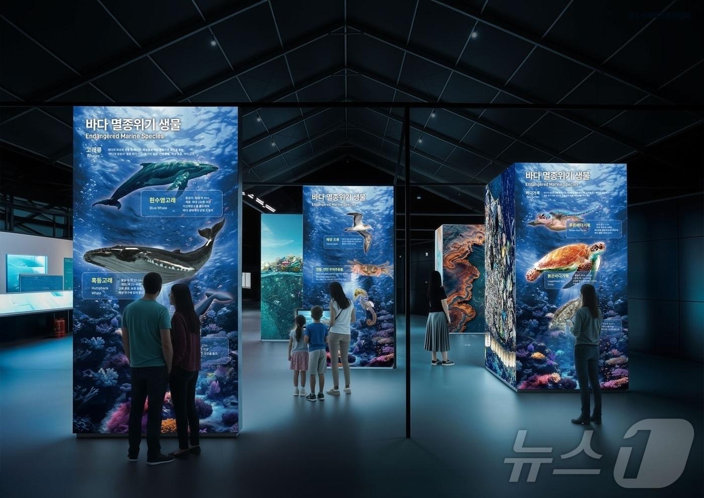 본문 이미지 - '2026 Pre 완도국제해조류박람회' 전시관 중 하나인 주제관 조감도 (완도군 제공. 재판매 및 DB금지) ⓒ 뉴스1 