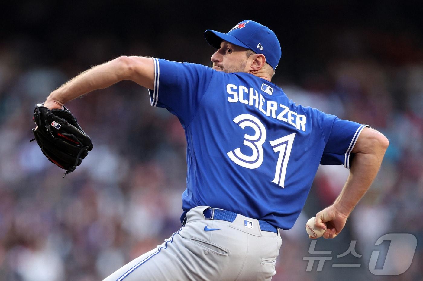 본문 이미지 - 부상자 명단에 오른 MLB 토론토 슈어저. ⓒ AFP=뉴스1