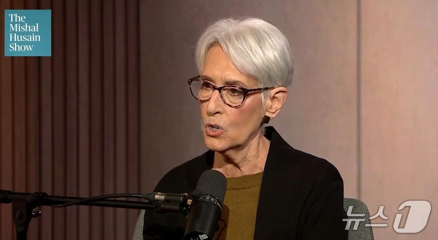 본문 이미지 - 웬디 셔먼 전 국무부 부장관이 27일 공개된 블룸버그 미샬 후세인 쇼에 출연해 발언하고 있다. (미샬 후세인 쇼 캡처)