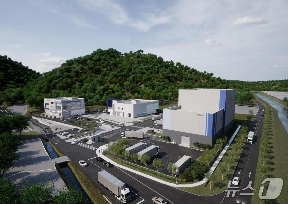 본문 이미지 - 경주시에 건립될 로봇실증센터 조감도.(경주시 제공, 재판매 및 DB금지) 2026.4.28/뉴스1