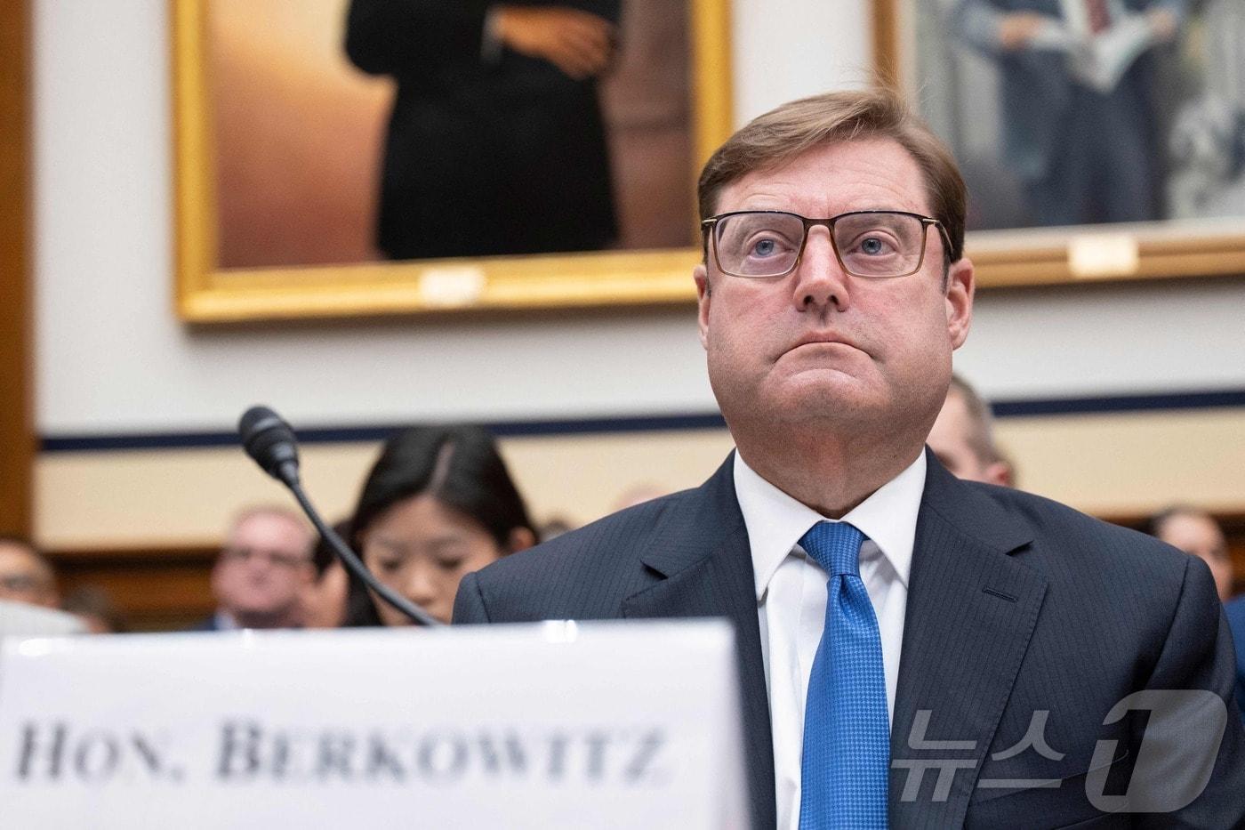 본문 이미지 - 마크 버코위츠 미국 국방부 우주정책 담당 차관보. 2026.4.15. ⓒ AFP=뉴스1