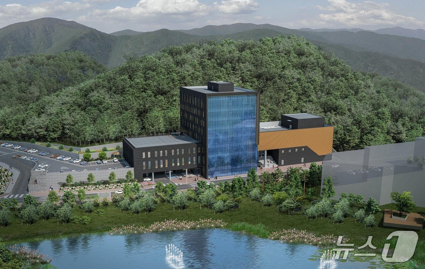 본문 이미지 - UNIST 유하 챌린지관 조감도.(UNIST 제공. 재판매 및 DB금지)/뉴스1