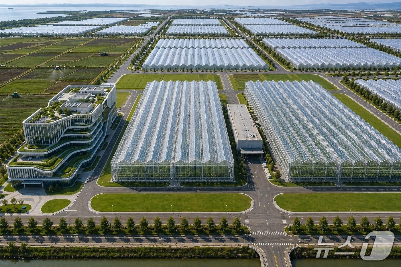 본문 이미지 - 국가 농업AX(인공지능 전환) 플랫폼 조감도.(전남도 제공. 재판매 및 DB금지) 2026.4.28/뉴스1