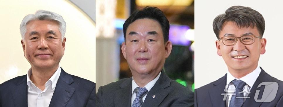 본문 이미지 - 민선 9기 강원 정선군수 선거에 도전하는 더불어민주당의 최승준 후보, 국민의힘의 최철규 후보와 무소속으로 출마가 예상되는 전영기 정선군의장. 사진은 소속 정당 순. (재판매 및 DB금지)/뉴스1