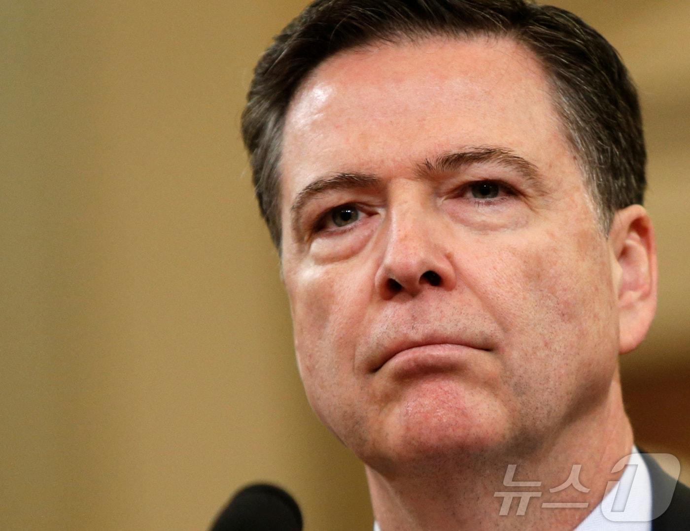 본문 이미지 - 제임스 코미 전 FBI 국장. 2017.3.20 ⓒ 로이터=뉴스1