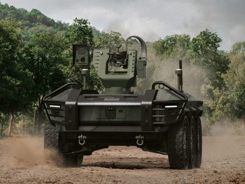 본문 이미지 - 현대로템의 다목적 무인차량 HR-셰르파.(현대로템 제공) 