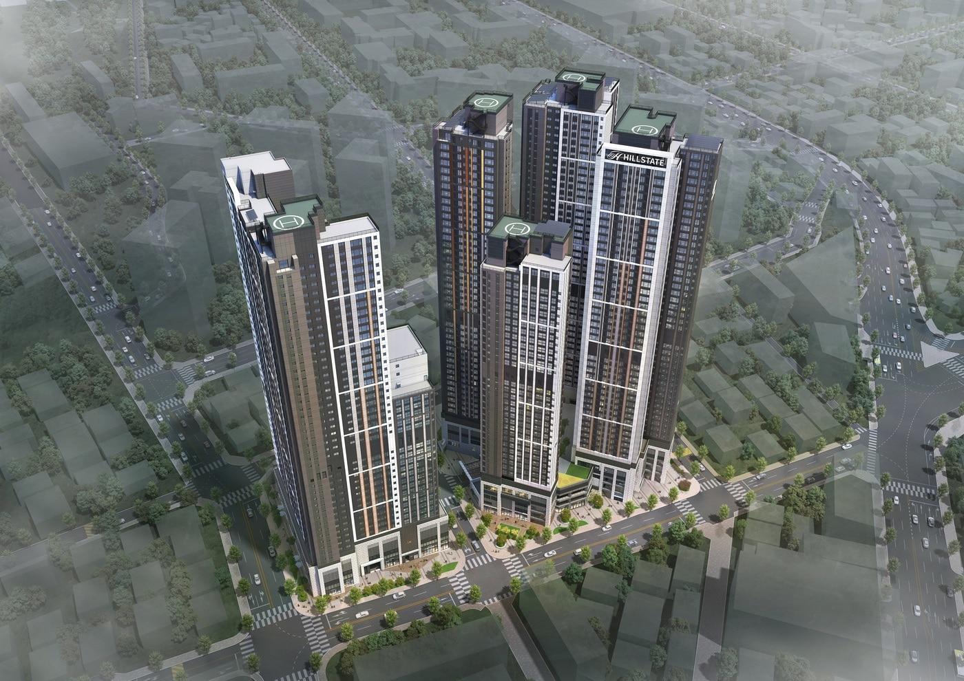 본문 이미지 - 울산 남구 '힐스테이트 선암호수공원' 조감도 (현대건설 제공)