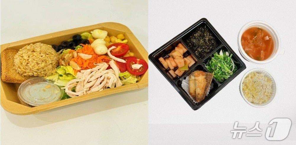 본문 이미지 - 일반 저염식(오른쪽), 샐러드식. (수원시 제공. 재판매 및 DB 금지) 2026.4.29/뉴스1