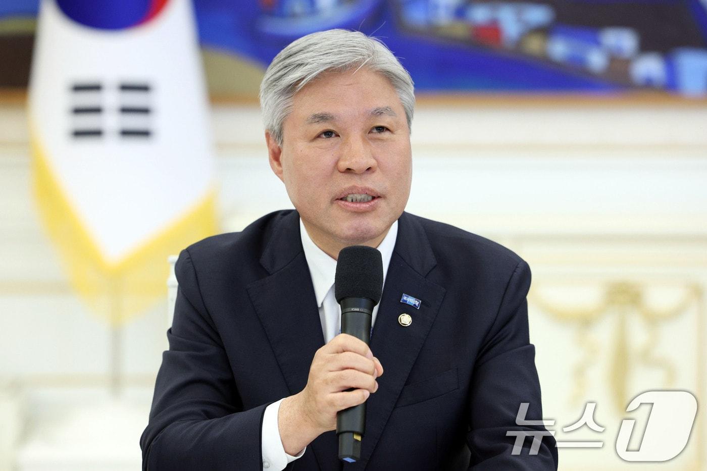 본문 이미지 - 서왕진 조국혁신당 원내대표(청와대통신사진기자단) 2026.4.29 ⓒ 뉴스1 이재명 기자