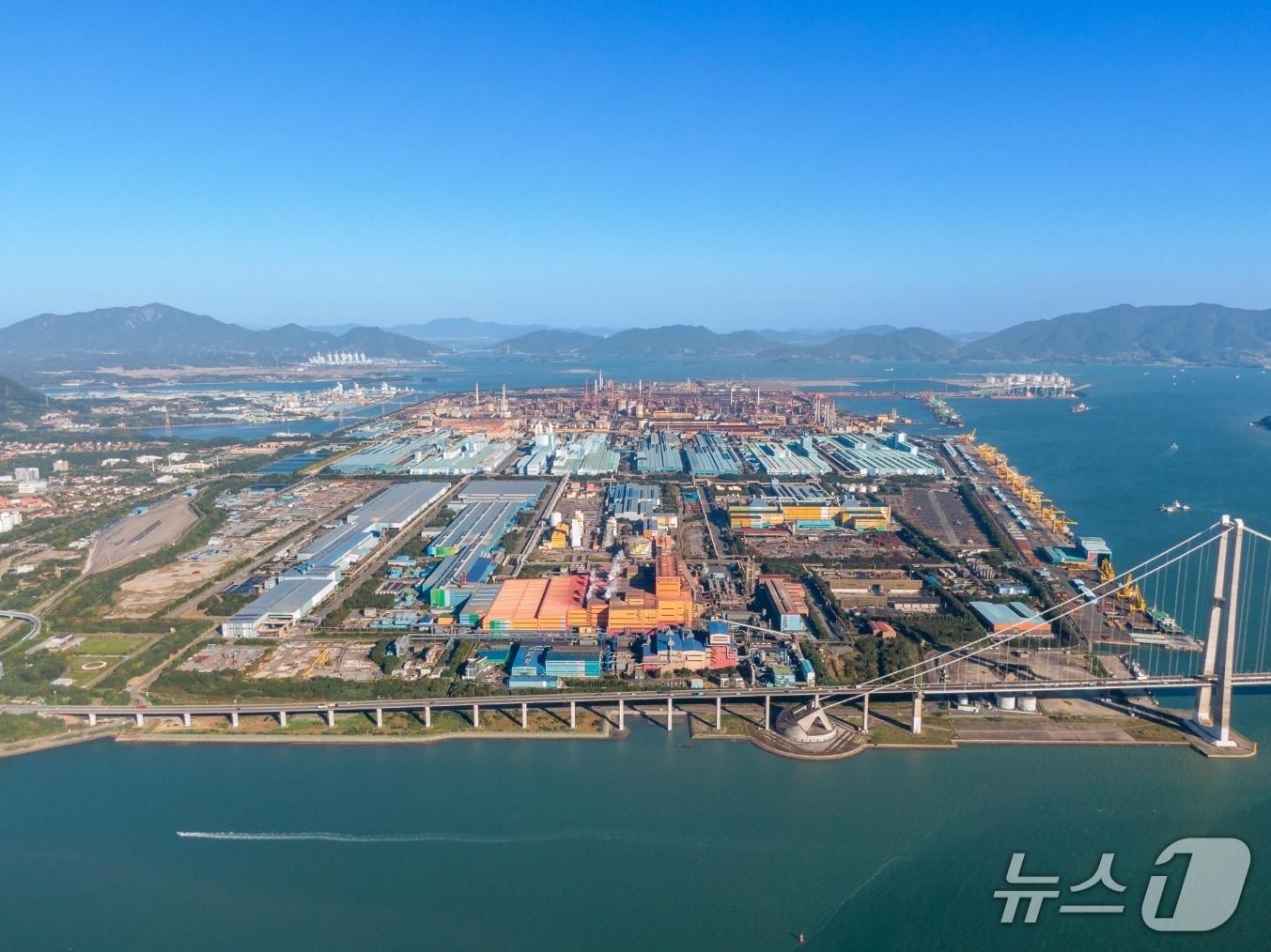 본문 이미지 - 포스코 광양제철소 전경 