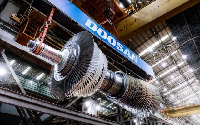 본문 이미지 - 두산에너빌리티가 개발한 대형 가스터빈.(두산에너빌리티 제공)/뉴스1