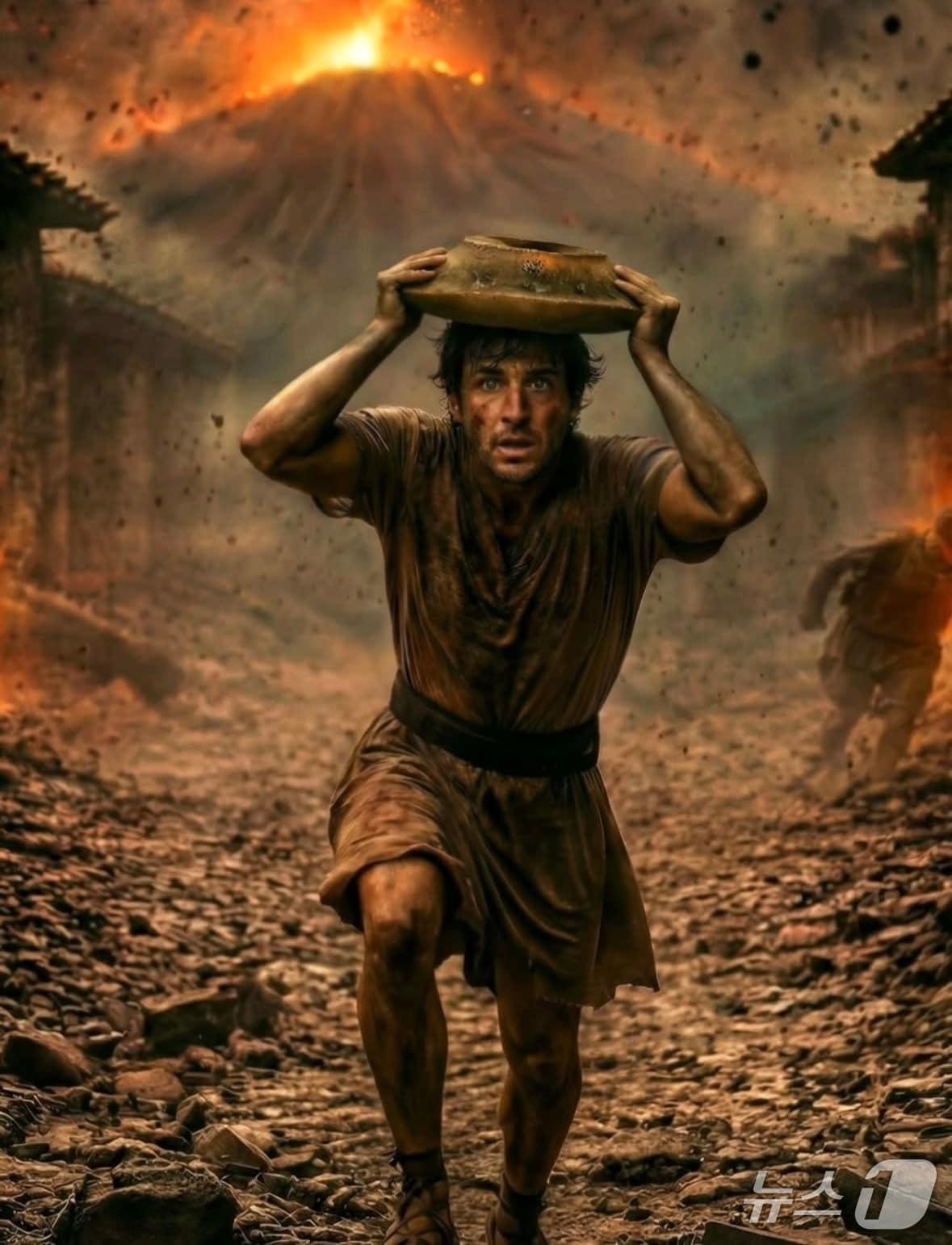 본문 이미지 - 이탈리아가 인공지능(AI)을 활용해 고대 로마 도시 폼페이에서 화산 폭발 희생자의 마지막 순간을 복원했다. (출처= 폼페이 고고학 공원 인스타그램) 2026.4.29./뉴스1