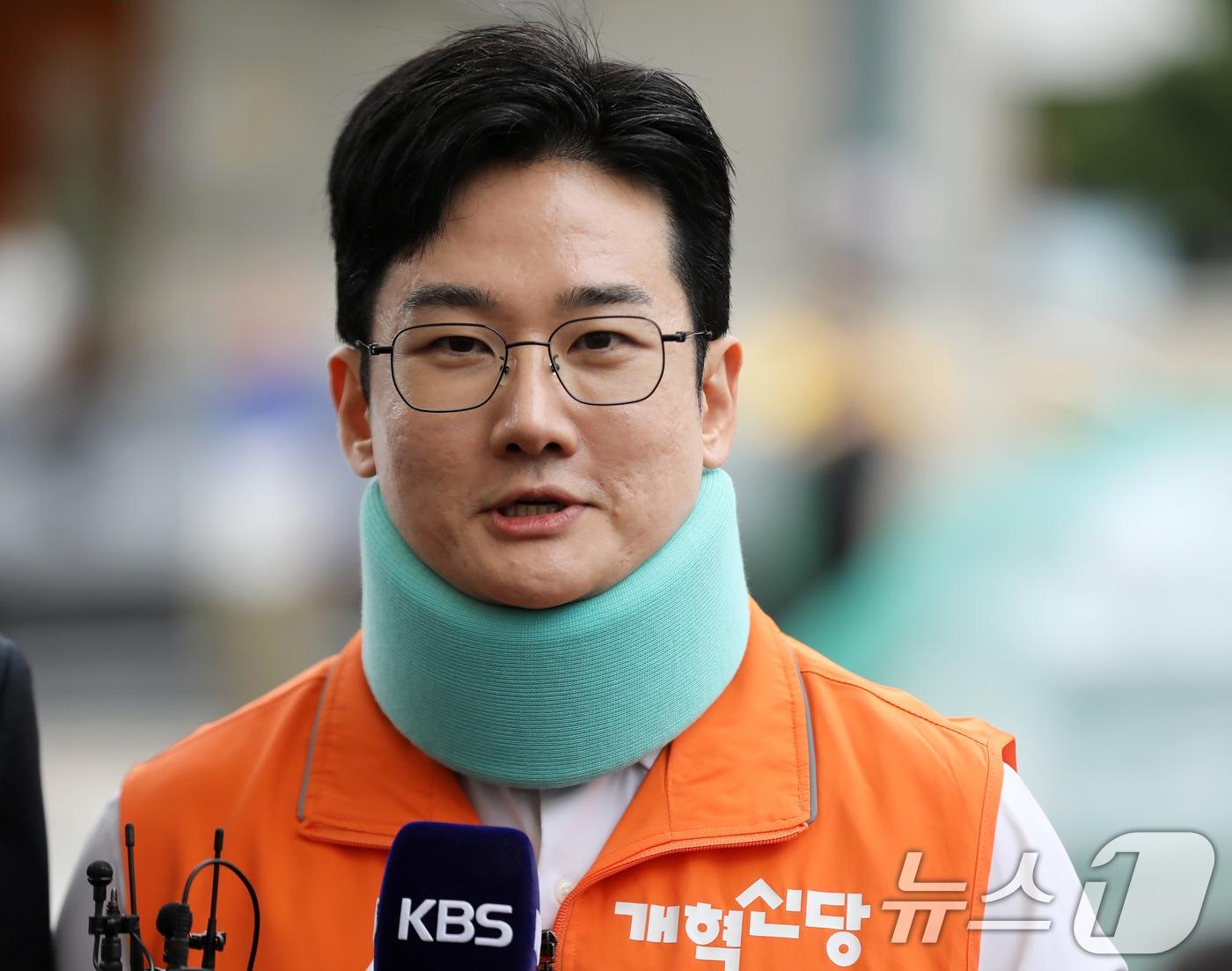 본문 이미지 - 정이한 개혁신당 부산시장 후보. 2026.4.29 ⓒ 뉴스1 윤일지 기자