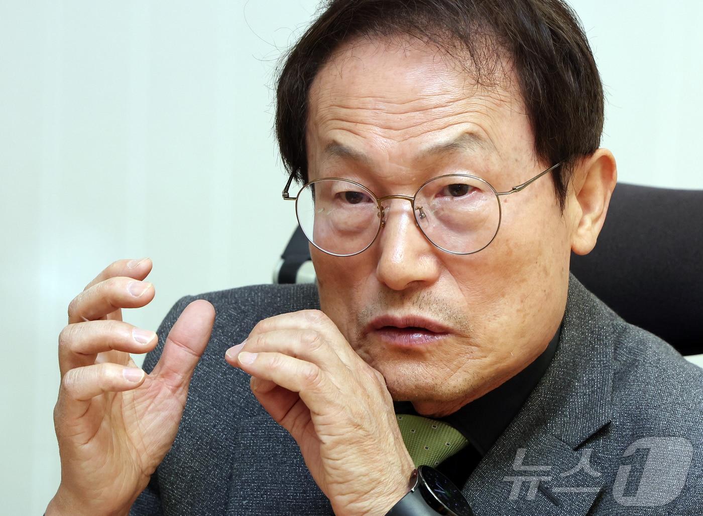 본문 이미지 - 조희연 전 서울시교육감이 서울 종로구 뉴스1 사옥에서 인터뷰를 하고 있다. 2026.4.29 ⓒ 뉴스1 김진환 기자
