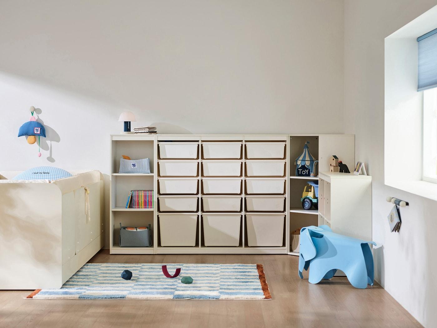 본문 이미지 - 인테리어 전문기업 한샘(009240) 대표 키즈 가구 '샘키즈 수납장'이 '2026 베페 이노베이션 어워즈'에서 가구·리빙 부문 우수 혁신제품으로 선정됐다고 3일 밝혔다.(한샘 제공)