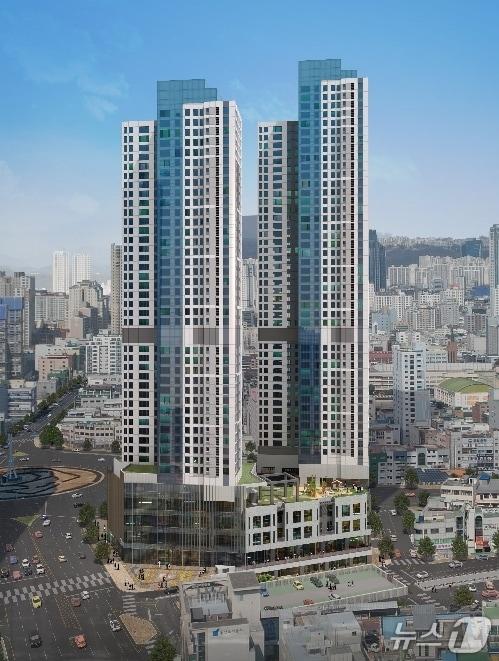 본문 이미지 - 울산 신정 공공지원 민간임대주택 조감도.(HS화성 제공, 재판매 및 DB 금지)