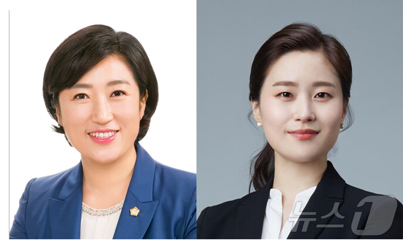 본문 이미지 - 더불어민주당 광주 북구청장 결선에 진출한 신수정(왼쪽), 정다은(오른쪽) 예비후보 ⓒ 뉴스1