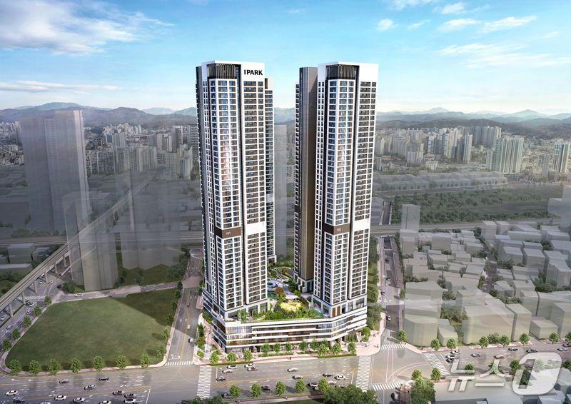 본문 이미지 -  의정부역 센트럴 아이파크 조감도 (IPARK현대산업개발 제공) 