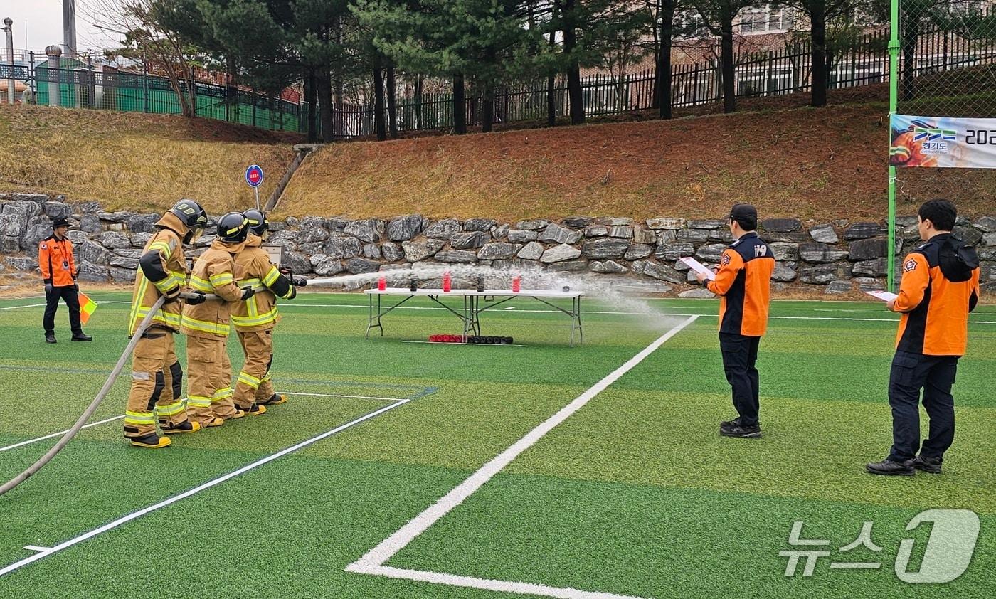 본문 이미지 - 경기도소방재난본부 2026년 의용소방대 소방기술경연대회. (경기소방 제공. 재판매 및 DB 금지) 2026.4.3/뉴스1