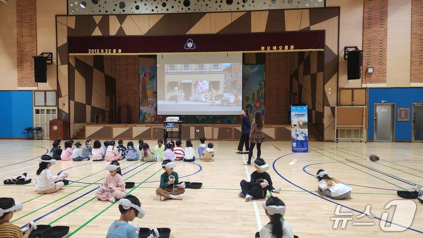 본문 이미지 - 찾아가는 어린이 안전교육.(안산시 제공)