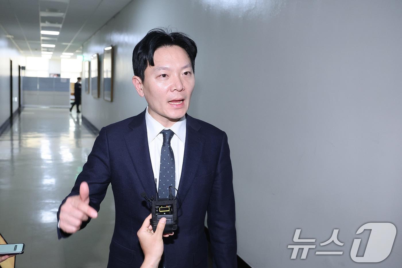 본문 이미지 - 쌍방울 대북송금 사건을 담당했던 박상용 검사. 2026.4.3 ⓒ 뉴스1 신웅수 기자