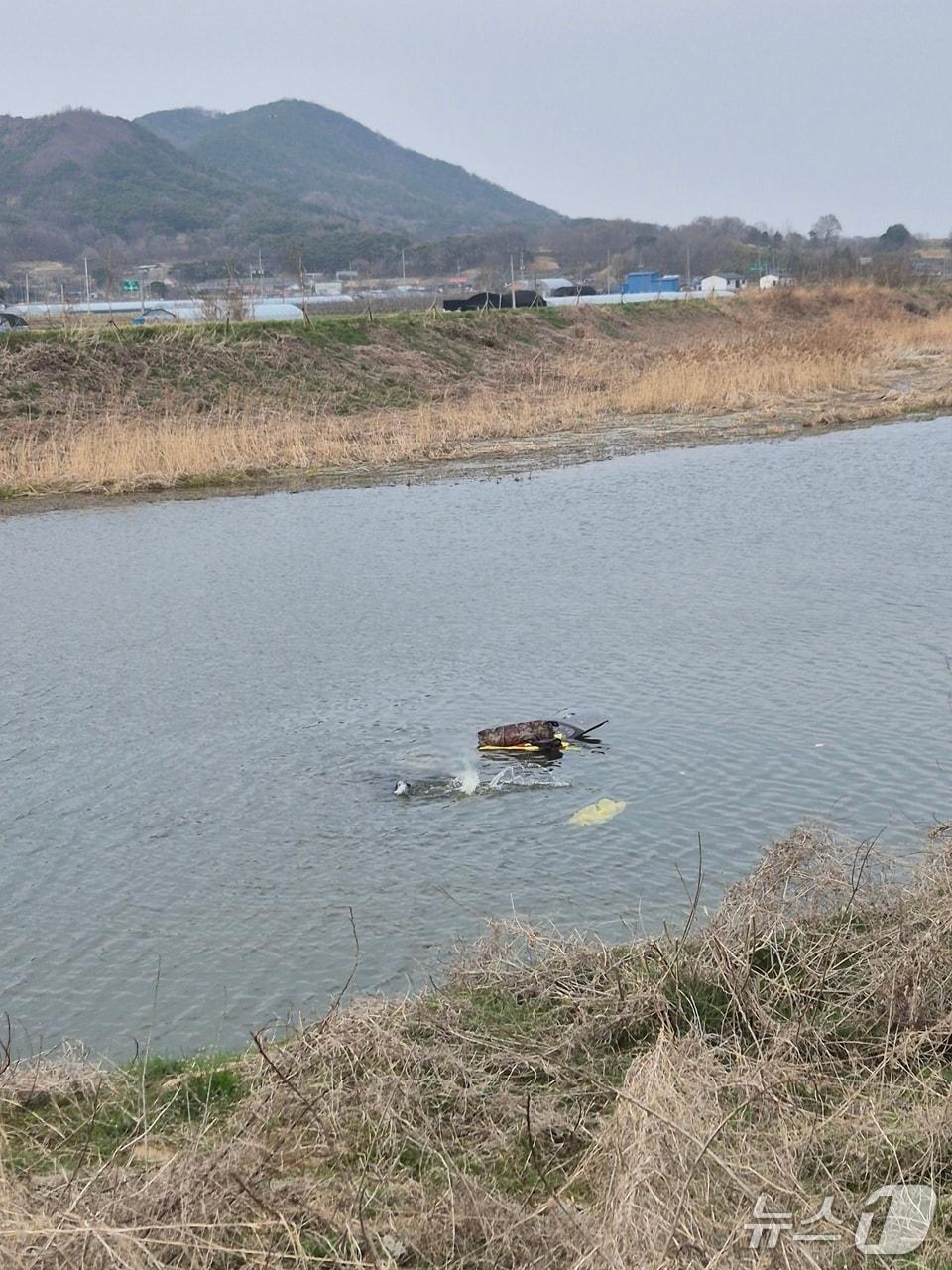 본문 이미지 -  청양군 교통사고 현장. / 뉴스1