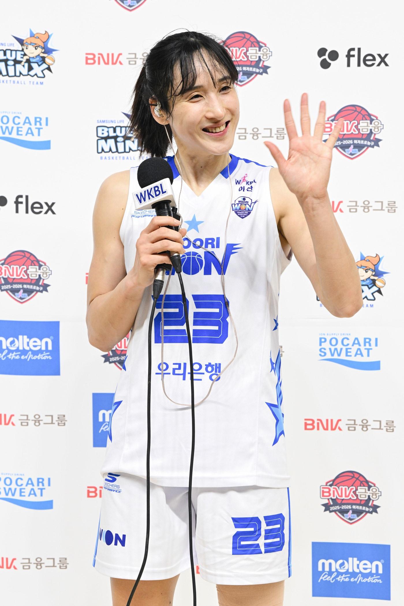 본문 이미지 - 우리은행 김단비. (WKBL 제공)