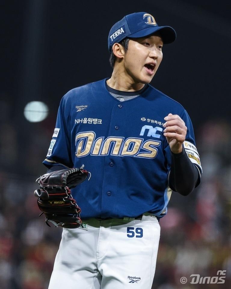 본문 이미지 - NC 다이노스 투수 구창모가 3일 열린 KBO리그 광주 KIA 타이거즈전에서 6이닝을 무실점으로 막고 팀의 5-2 승리를 이끌었다. (NC 다이노스 제공)