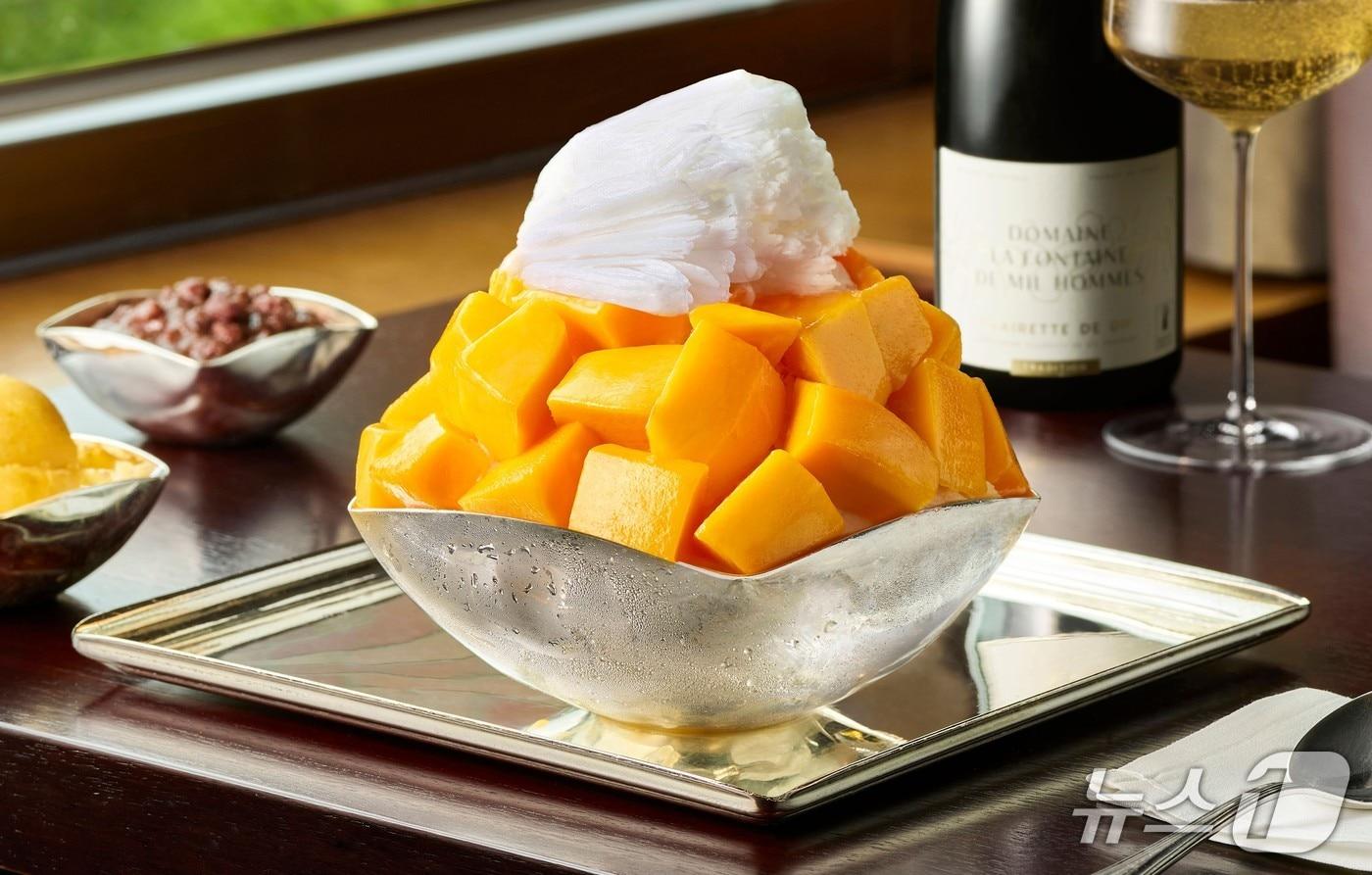 본문 이미지 - 호텔신라 애플망고빙수(호텔신라 제공)